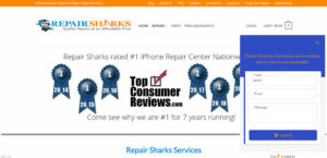 Repair Sharks Live Chat Demo