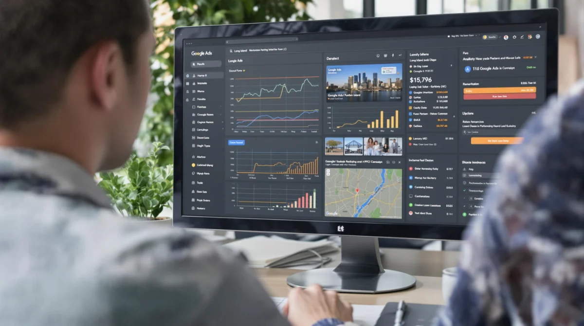 Long Island digital marketer reviewing Remarketing Lists for Search Ads (RLSA)